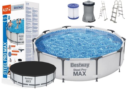 BASEN OGRODOWY STELAŻOWY 457 CM X 107 CM BESTWAY 56488