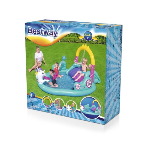 DMUCHANY PLAC ZABAW JEDNOROŻEC 274 X 198 X 137 CM BESTWAY 53097 DMUCHANY PLAC ZABAW JEDNOROŻEC 274 X 198 X 137 CM BESTWAY 53097