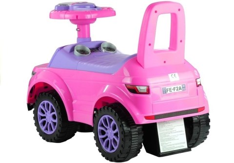 JEŹDZIK DLA MALUCHA 613W GRA + ŚWIECI RÓŻOWY JEŹDZIK DLA MALUCHA 613W GRA + ŚWIECI RÓŻOWY