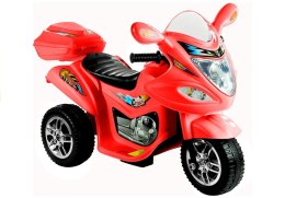 MOTOR NA AKUMULATOR TRZYKOŁOWY CZERWONY BJX-88