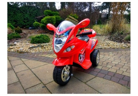 MOTOR NA AKUMULATOR TRZYKOŁOWY CZERWONY BJX-88 MOTOR NA AKUMULATOR TRZYKOŁOWY CZERWONY BJX-88