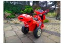 MOTOR NA AKUMULATOR TRZYKOŁOWY CZERWONY BJX-88