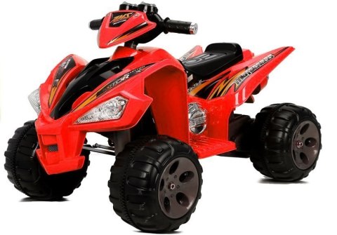 QUAD NA AKUMULATOR DUŻE KOŁA CZERWONY QUAD NA AKUMULATOR DUŻE KOŁA CZERWONY