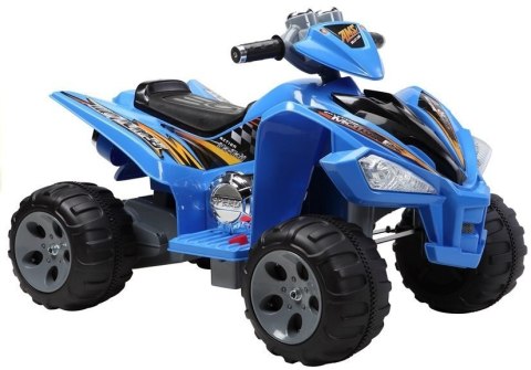 QUAD NA AKUMULATOR DUŻE KOŁA NIEBIESKI QUAD NA AKUMULATOR DUŻE KOŁA NIEBIESKI