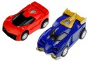 TOR WYŚCIGOWY 2 AUTKA SLOT CARS 1:43 PĘTLA LAMPKI
