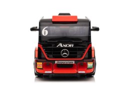 AUTO NA AKUMULATOR MERCEDES + NACZEPA XMX622B CZERWONY LCD