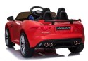 AUTO NA AKUMULATOR JAGUAR F-TYPE CZERWONY LAKIER