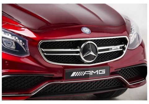 AUTO NA AKUMULATOR MERCEDES S63 CZERWONY LAKIER AUTO NA AKUMULATOR MERCEDES S63 CZERWONY LAKIER