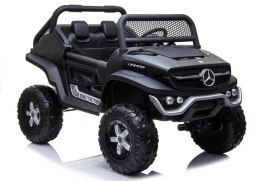 AUTO NA AKUMULATOR MERCEDES UNIMOG CZARNY