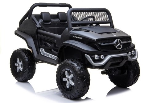 AUTO NA AKUMULATOR MERCEDES UNIMOG CZARNY