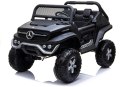 AUTO NA AKUMULATOR MERCEDES UNIMOG CZARNY