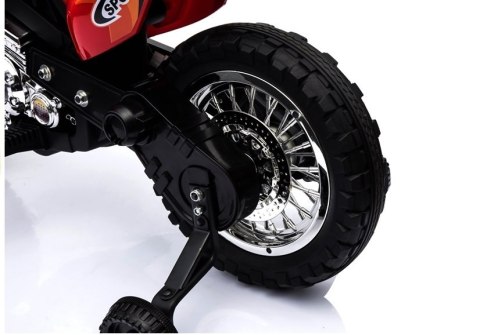 MOTOCYKL NA AKUMULATOR CROSS BDM0912 CZERWONY MOTOCYKL NA AKUMULATOR CROSS BDM0912 CZERWONY