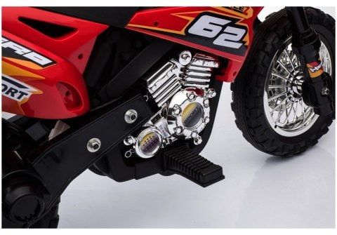 MOTOCYKL NA AKUMULATOR CROSS BDM0912 CZERWONY MOTOCYKL NA AKUMULATOR CROSS BDM0912 CZERWONY