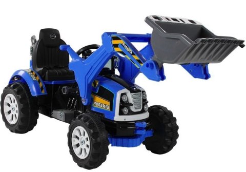 TRAKTOR NA AKUMULATOR Z ŁYŻKĄ KOPARKA NIEBIESKI TRAKTOR NA AKUMULATOR Z ŁYŻKĄ KOPARKA NIEBIESKI