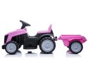 TRAKTOR Z PRZYCZEPĄ NA AKUMULATOR TR1908T RÓŻOWY