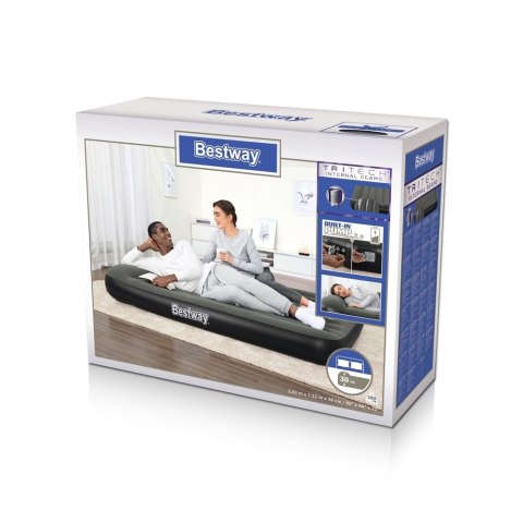 DMUCHANY MATERAC Z POMPKĄ 203 X 152 X 30 CM BESTWAY 67930 DMUCHANY MATERAC Z POMPKĄ 203 X 152 X 30 CM BESTWAY 67930