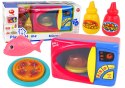 KUCHENKA MIKROFALOWA AKCESORIA PIZZA KURCZAK NA BATERIE