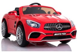 POJAZD NA AKUMULATOR MERCEDES SL65 LCD CZERWONY
