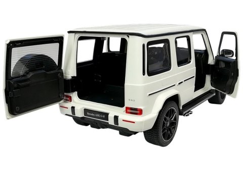 ZDALNIE STEROWANY MERCEDES G63 RASTAR R/C BIAŁY ZDALNIE STEROWANY MERCEDES G63 RASTAR R/C BIAŁY