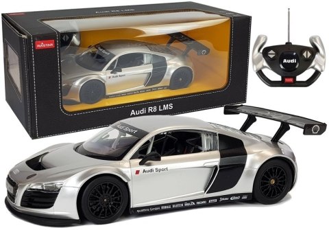 AUTO R/C AUDI R8 LMS RASTAR 1:14 SREBRNE NA PILOTA AUTO R/C AUDI R8 LMS RASTAR 1:14 SREBRNE NA PILOTA