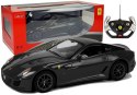 AUTO R/C FERRARI 599 GTO RASTAR 1:14 CZARNE NA PILOTA