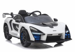 AUTO NA AKUMULATOR MCLAREN SENNA BIAŁY