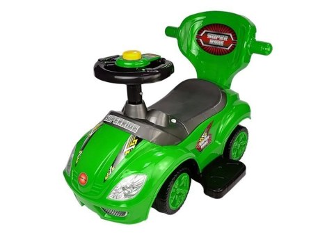 JEŹDZIK Z PCHACZEM MEGA CAR 3W1 ZIELONY JEŹDZIK Z PCHACZEM MEGA CAR 3W1 ZIELONY