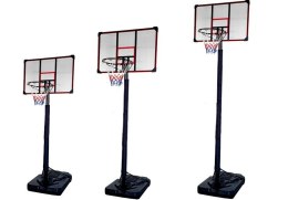 KOSZ DO KOSZYKÓWKI MOBILNY REGULOWANY STOJAK 200-305CM
