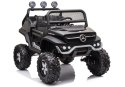 POJAZD NA AKUMULATOR MERCEDES UNIMOG S CZARNY LAKIER