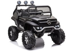 POJAZD NA AKUMULATOR MERCEDES UNIMOG S CZARNY LAKIER