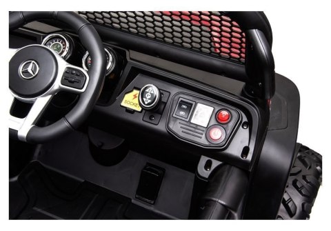 POJAZD NA AKUMULATOR MERCEDES UNIMOG S CZARNY LAKIER POJAZD NA AKUMULATOR MERCEDES UNIMOG S CZARNY LAKIER
