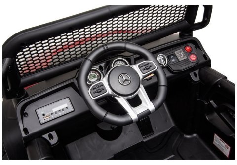 POJAZD NA AKUMULATOR MERCEDES UNIMOG S CZARNY LAKIER POJAZD NA AKUMULATOR MERCEDES UNIMOG S CZARNY LAKIER