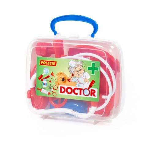 ZESTAW LEKARZ W WALIZCE STETOSKOP STRZYKAWKA MŁOTECZEK 56559 ZESTAW LEKARZ W WALIZCE STETOSKOP STRZYKAWKA MŁOTECZEK 56559