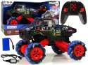 AUTO TERENOWE DRIFT ZDALNIE STEROWANE 1:16 NIEBIESKIE 2.4G OBRÓT 360 STOPNI