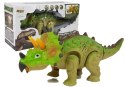 DINOZAUR NA BATERIE TRICERATOPS ZIELONY