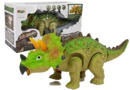 DINOZAUR NA BATERIE TRICERATOPS ZIELONY