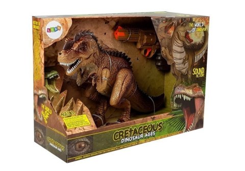 RUCHOMY DINOZAUR TYRANOZAUR PARA WODNA PISTOLET DŹWIĘK ŚWIATŁA ŻÓŁTY RUCHOMY DINOZAUR TYRANOZAUR PARA WODNA PISTOLET DŹWIĘK ŚWIATŁA ŻÓŁTY
