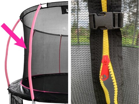 SIATKA WEWNĘTRZNA DO TRAMPOLINY SPORT MAX 14FT RÓŻOWA