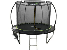 TRAMPOLINA LEAN SPORT MAX 10FT CZARNO-ZIELONA