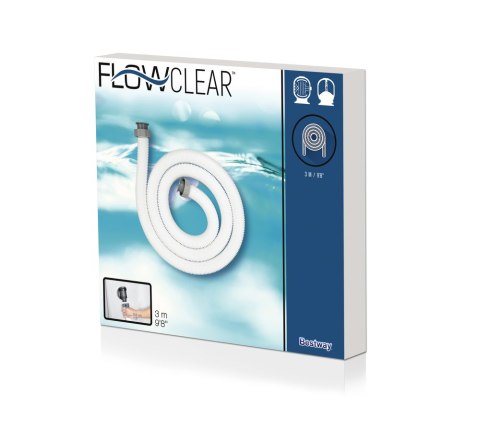 WĄŻ RURKA DO POMPY 38 MM 3 M - BESTWAY 58368 WĄŻ RURKA DO POMPY 38 MM 3 M - BESTWAY 58368