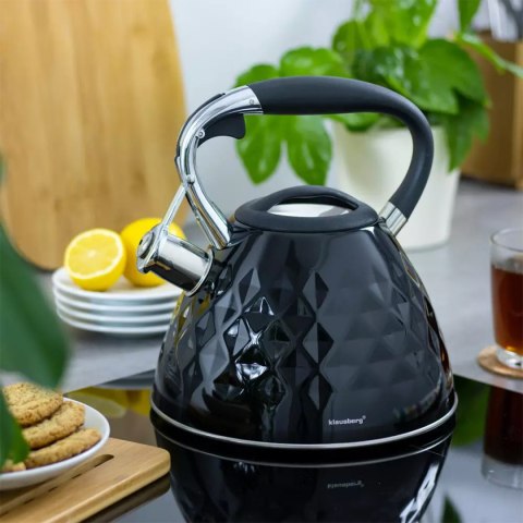 CZAJNIK Z GWIZDKIEM KLAUSBERG 3L KB-7455 CZAJNIK Z GWIZDKIEM KLAUSBERG 3L KB-7455