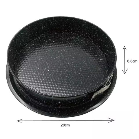 FORMA TORTOWNICA MARMURKOWA 28CM KINGHOFF KH-1784 FORMA TORTOWNICA MARMURKOWA 28CM KINGHOFF KH-1784