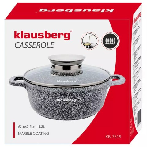 GARNEK MARMURKOWY 1,3L 16CM KLAUSBERG KB-7519 GARNEK MARMURKOWY 1,3L 16CM KLAUSBERG KB-7519