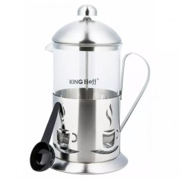 KINGHOFF ZAPARZACZ DO KAWY/HERBATY Z DOCISKIEM 350ML KH-4830