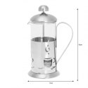 KINGHOFF ZAPARZACZ DO KAWY/HERBATY Z DOCISKIEM 350ML KH-4830