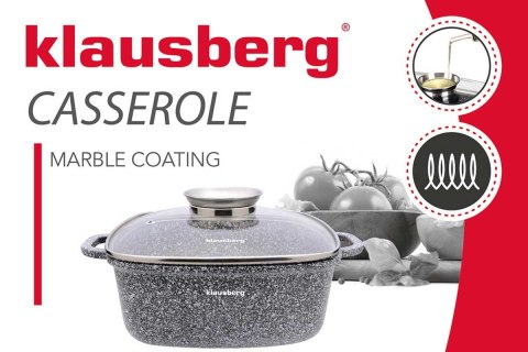 KLAUSBERG GARNEK MARMURKOWY 22CM KB-7529 3,7L KLAUSBERG GARNEK MARMURKOWY 22CM KB-7529 3,7L