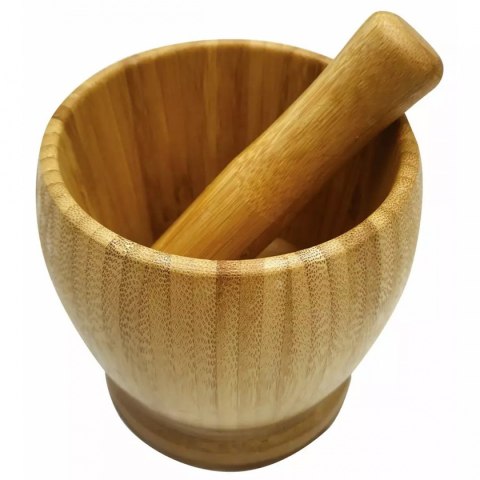 KUCHENNY MOŹDZIERZ BAMBUSOWY 11CM KINGHOFF KH-1617 KUCHENNY MOŹDZIERZ BAMBUSOWY 11CM KINGHOFF KH-1617
