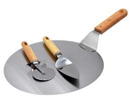 ŁOPATA ŁOPATKA DO PIZZY 30 CM Z PRZYBORAMI 2935