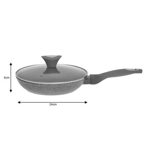 PATELNIA GRANITOWA 24CM KLAUSBERG KB-7316 POKRYWA PATELNIA GRANITOWA 24CM KLAUSBERG KB-7316 POKRYWA