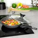 PATELNIA GRANITOWA 24CM Z POKRYWĄ KLAUSBERG KB-7039